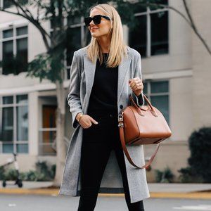*WORN ONCE* Rachel Zoe Grey Wool Coat